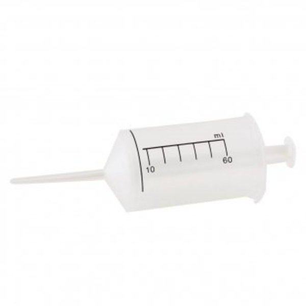 Nichiryo America Syringe, 60ml, for Repetitive Dispenser, 50/bx 8100-2